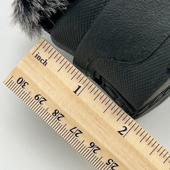 SKECHERS Fortress Jammers Faux Suede Clogs Black 9.5 Heavy Traction Fur Lined - Picture 10 of 13